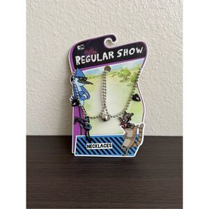 Regular Show Mordecai And Rigby Rockstar Best Friend Necklace Set